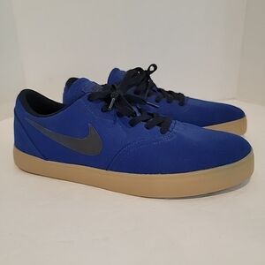 Nike Blue and Tan Athletic Shoes